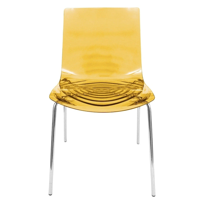 Chaise de salle à manger en acrylique