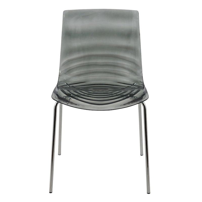 Chaise de salle à manger en acrylique