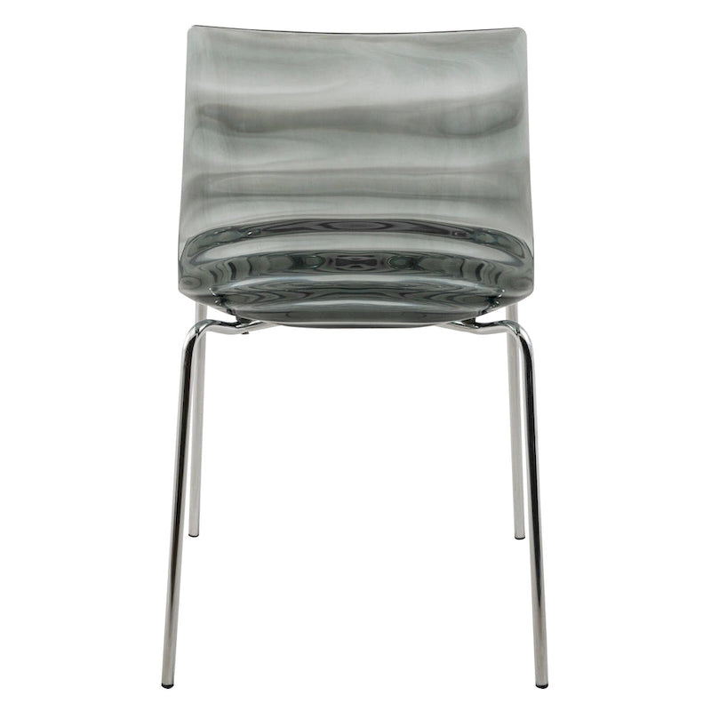 Chaise de salle à manger en acrylique