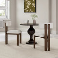 Chaises de salle à manger rembourrées Astura, cadre en fer, lot de 2 par Christopher Knight Home