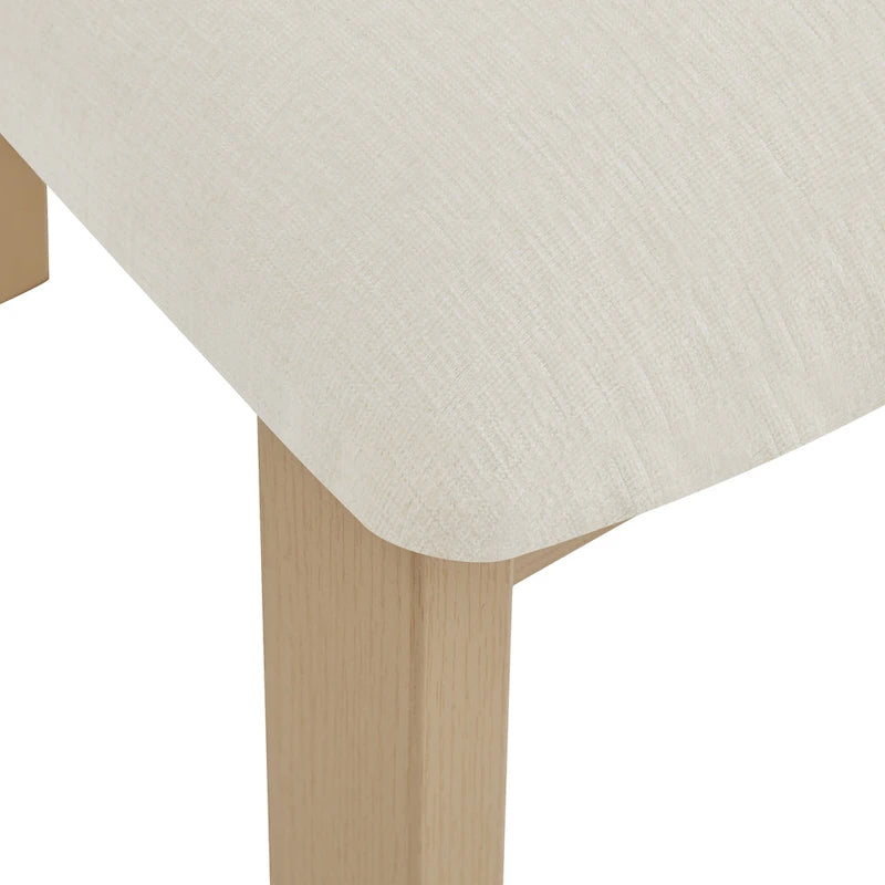 Chaises de salle à manger rembourrées Astura, cadre en fer, lot de 2 par Christopher Knight Home