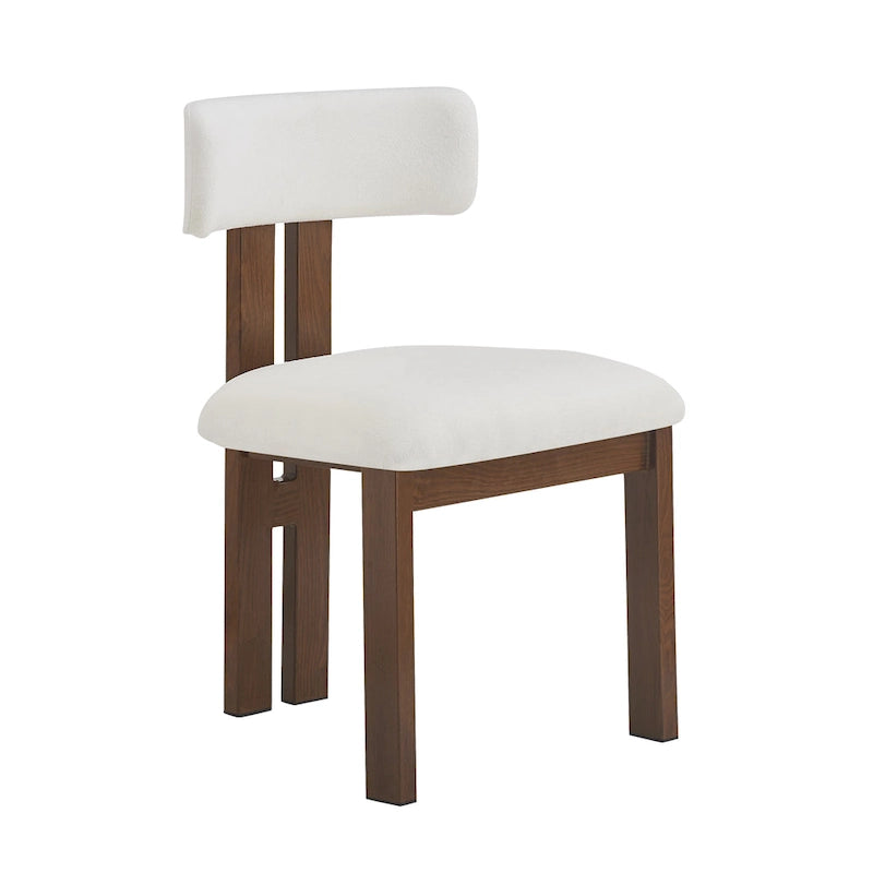 Chaises de salle à manger rembourrées Astura, cadre en fer, lot de 2 par Christopher Knight Home