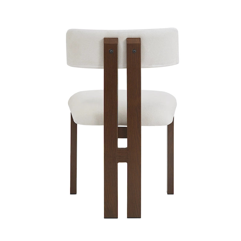 Chaises de salle à manger rembourrées Astura, cadre en fer, lot de 2 par Christopher Knight Home