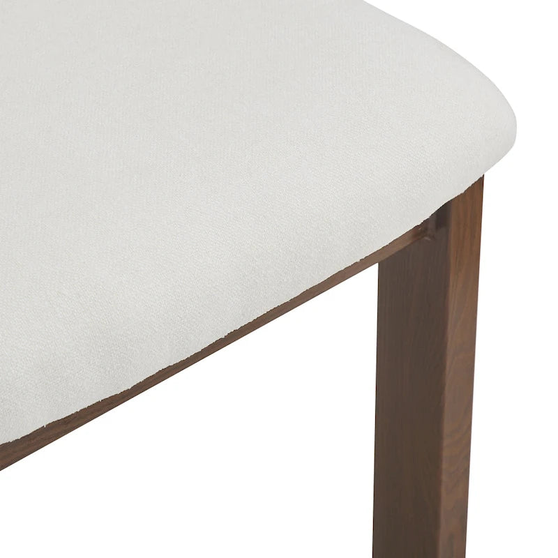 Chaises de salle à manger rembourrées Astura, cadre en fer, lot de 2 par Christopher Knight Home