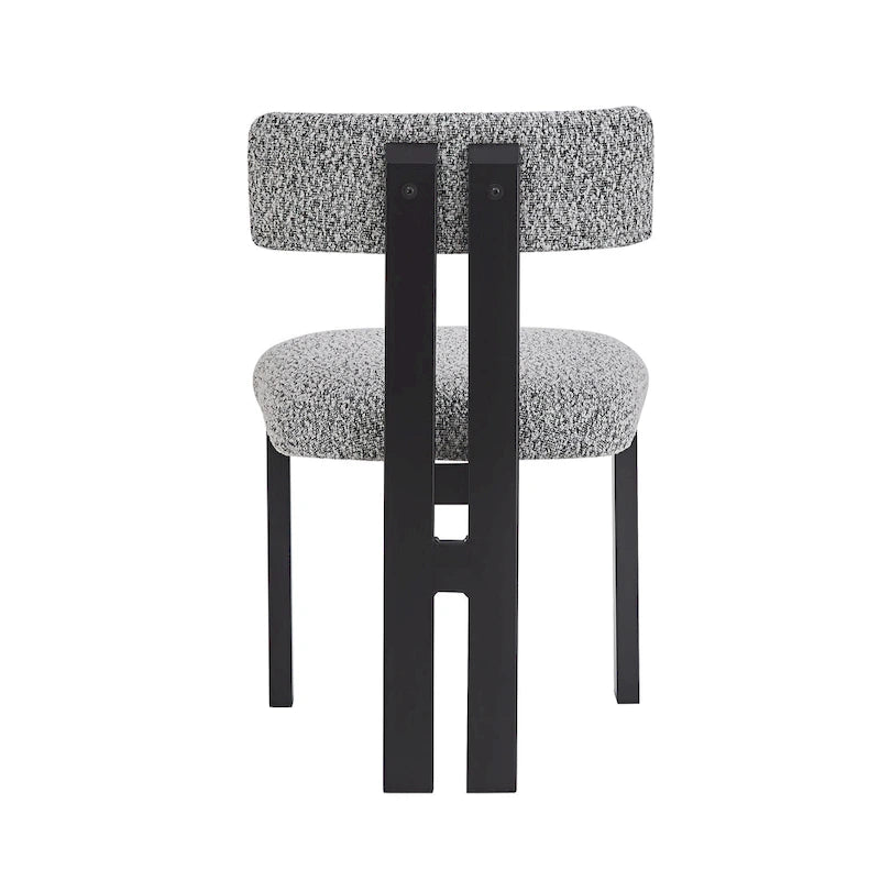 Chaises de salle à manger rembourrées Astura, cadre en fer, lot de 2 par Christopher Knight Home
