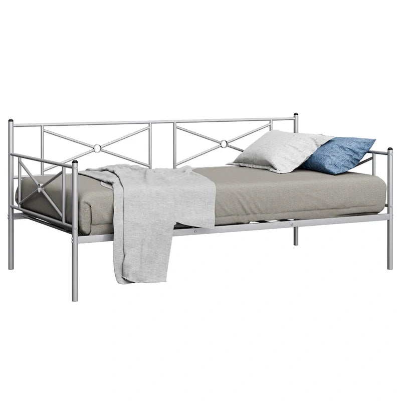 Cadre de lit de repos en métal (taille double)