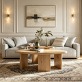 Table basse moderne en bois massif