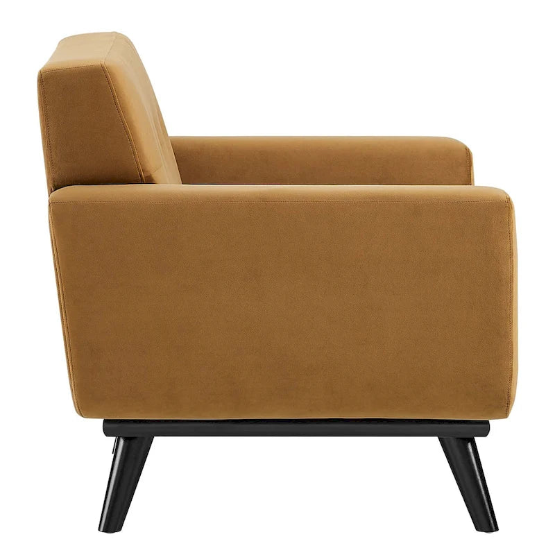 Fauteuil en velours