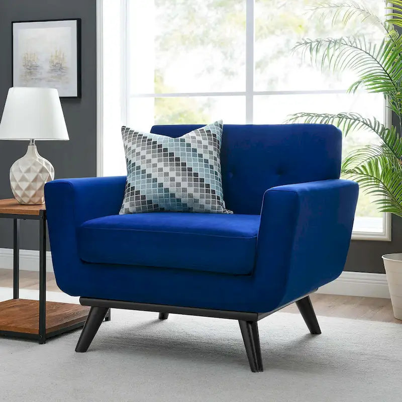 Fauteuil en velours