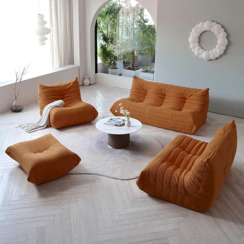 Pouf en polaire Teddy