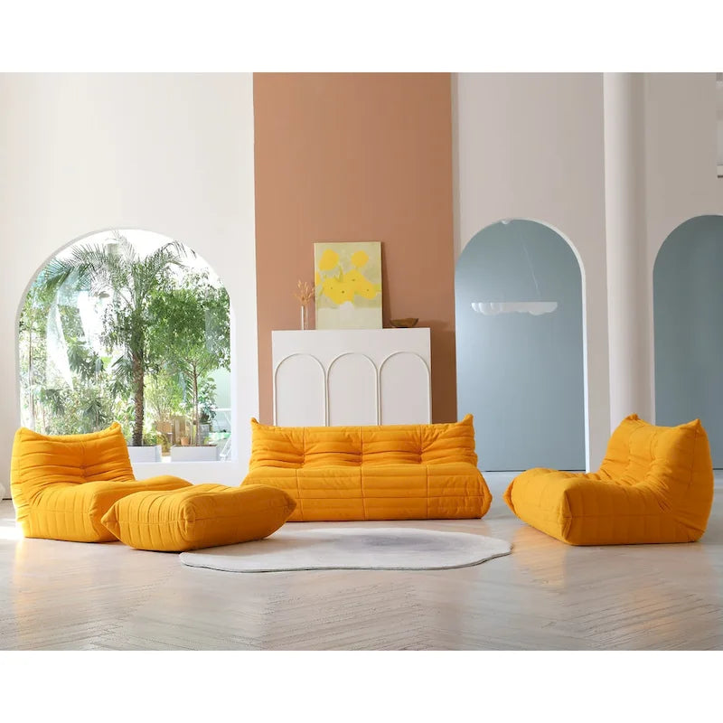 Pouf en polaire Teddy