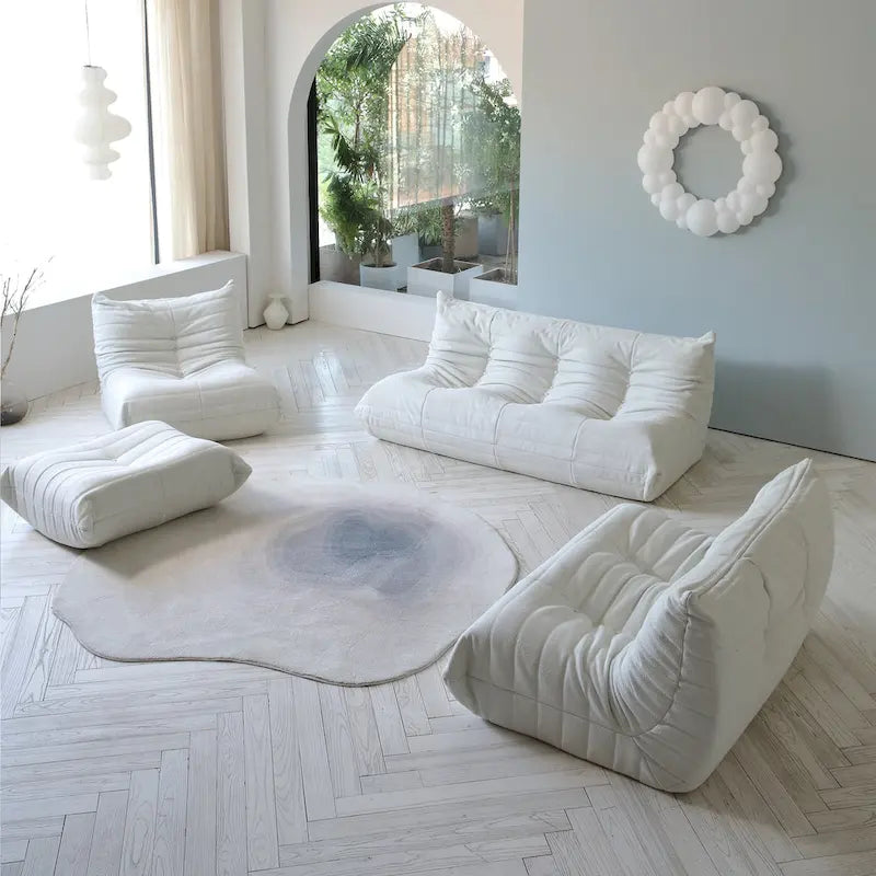 Pouf en polaire Teddy