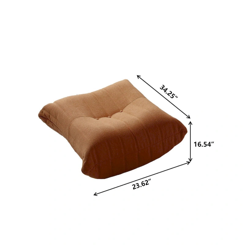 Pouf en polaire Teddy