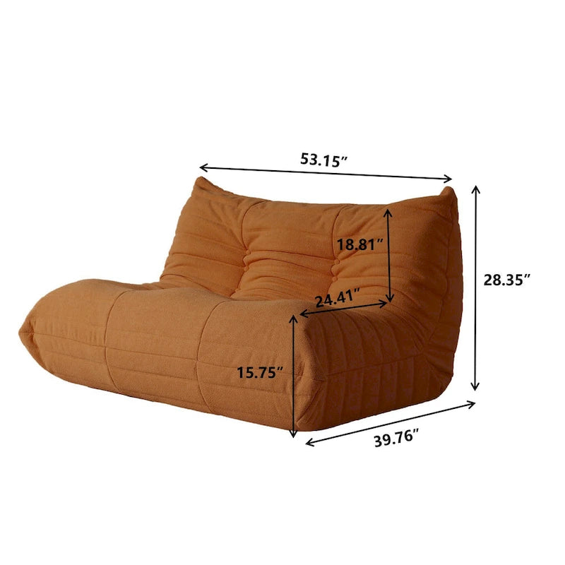Pouf en polaire Teddy