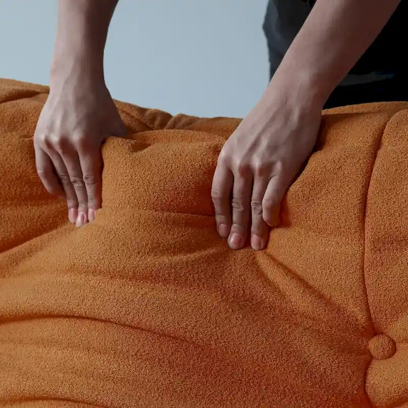 Pouf en polaire Teddy
