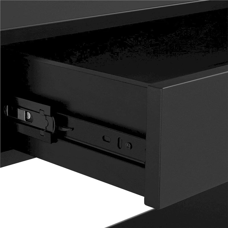 Console en bois avec prise de courant pour entrée