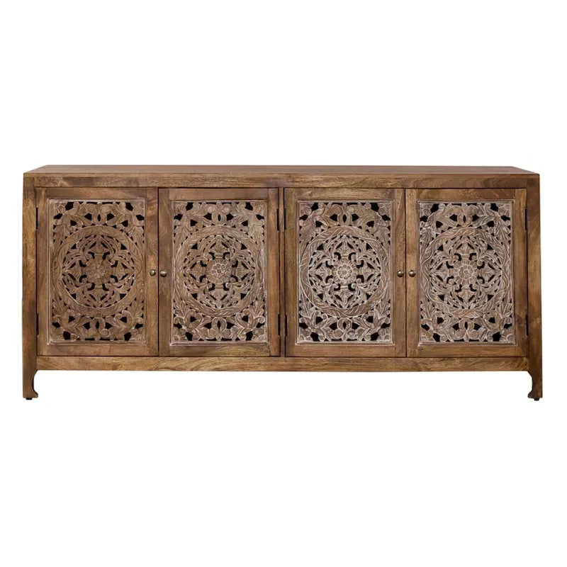 Meuble TV décoratif 4 portes de 188 cm