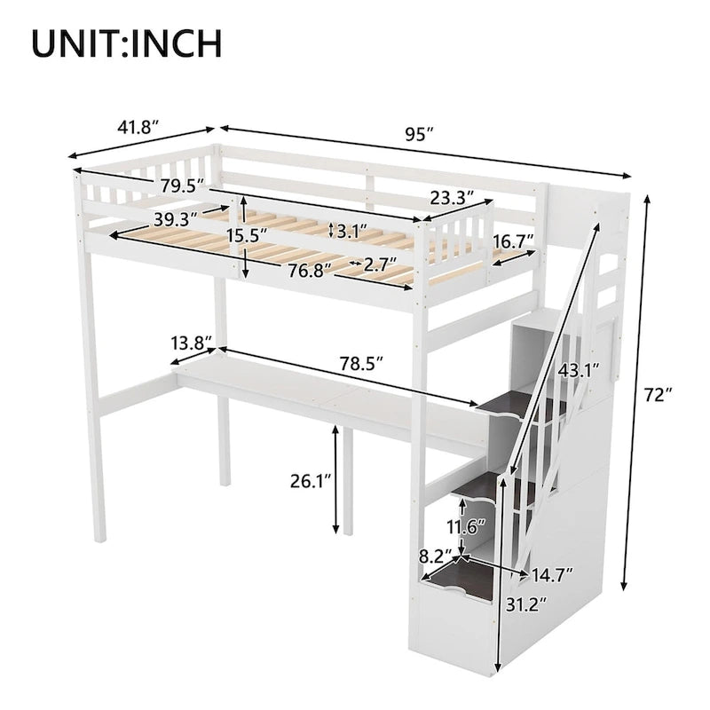 Lit mezzanine simple