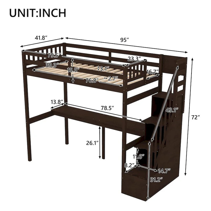 Lit mezzanine simple
