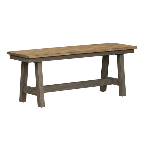 Banc sans dossier gris cendré