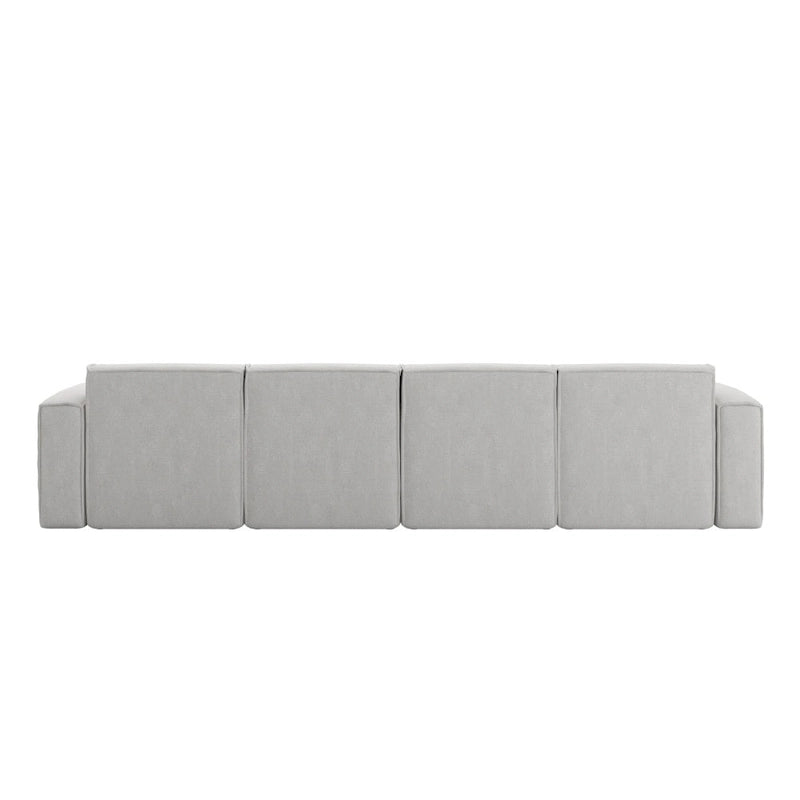 Canapé modulaire moderne avec repose-pieds