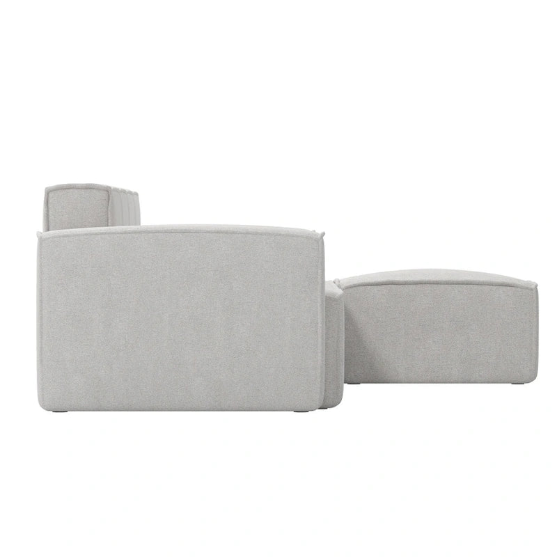Canapé modulaire moderne avec repose-pieds