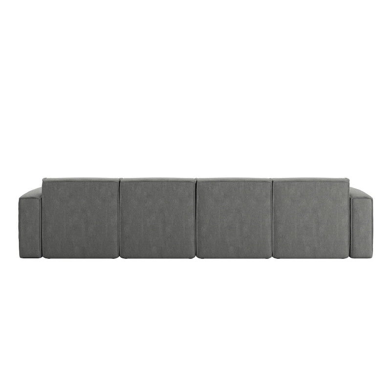 Canapé modulaire moderne avec repose-pieds
