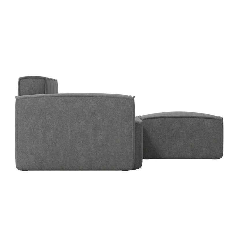 Canapé modulaire moderne avec repose-pieds