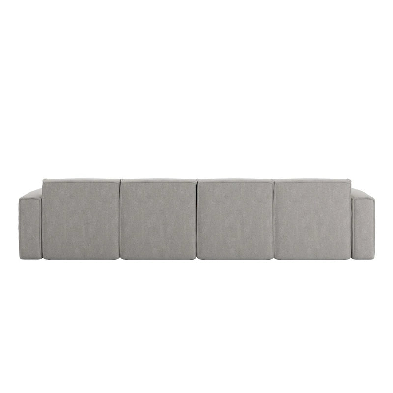 Canapé modulaire moderne avec repose-pieds