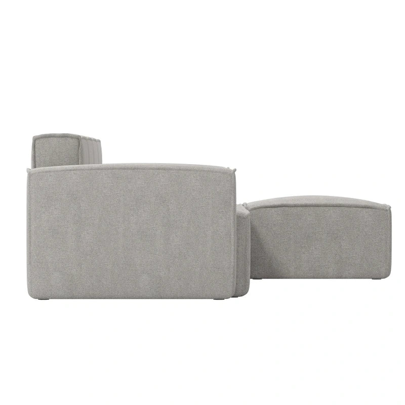 Canapé modulaire moderne avec repose-pieds