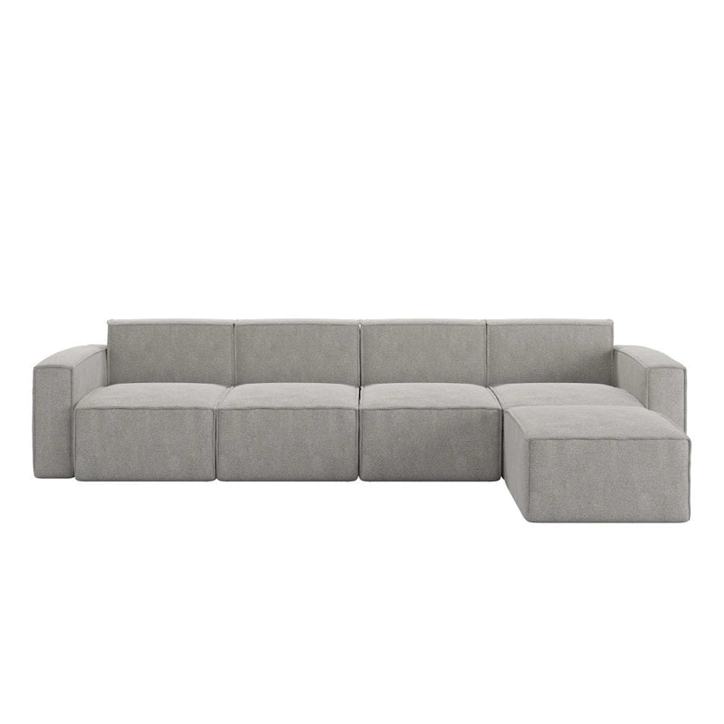 Canapé modulaire moderne avec repose-pieds