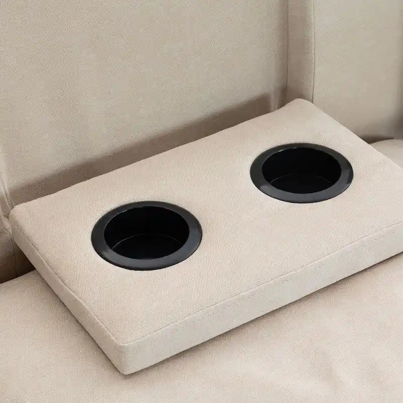 Canapé modulaire avec pouf de rangement amovible
