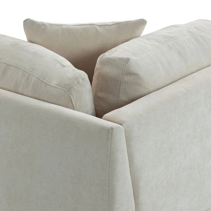 Canapé modulaire avec pouf de rangement amovible