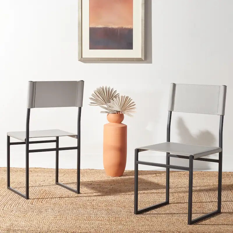 Chaise de salle à manger Daphne SAFAVIEH (Lot de 2) - 45,7 L x 47,8 P x 89 H cm - 45,7 L x 48,3 P x 89 H cm