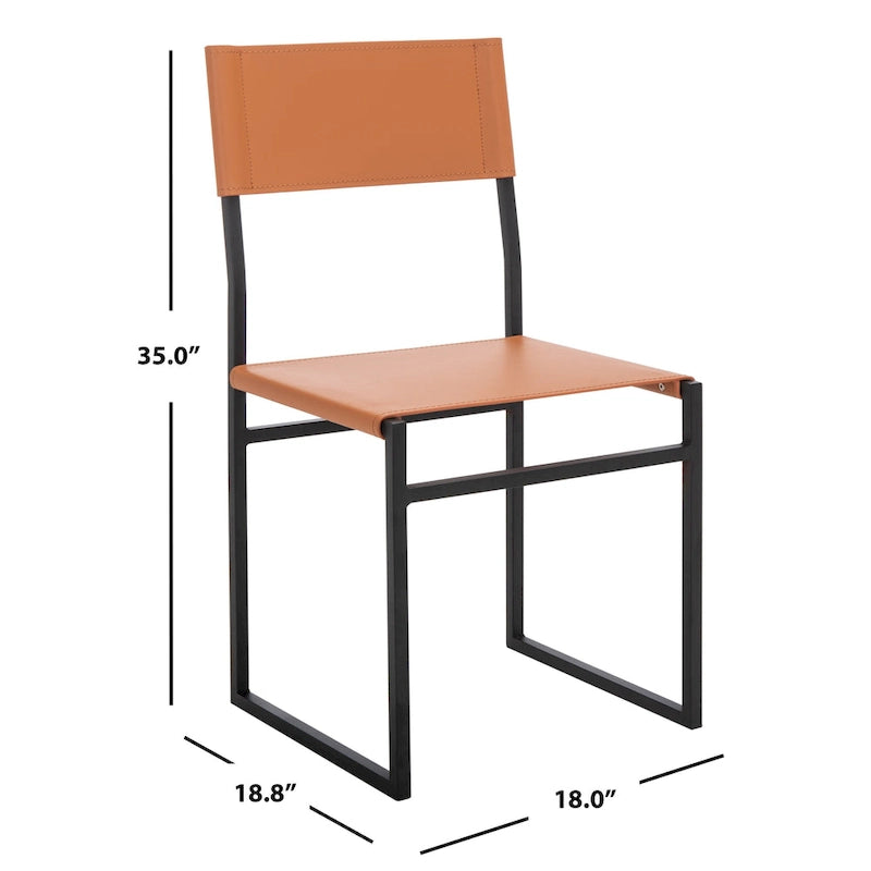 Chaise de salle à manger Daphne SAFAVIEH (Lot de 2) - 45,7 L x 47,8 P x 89 H cm - 45,7 L x 48,3 P x 89 H cm