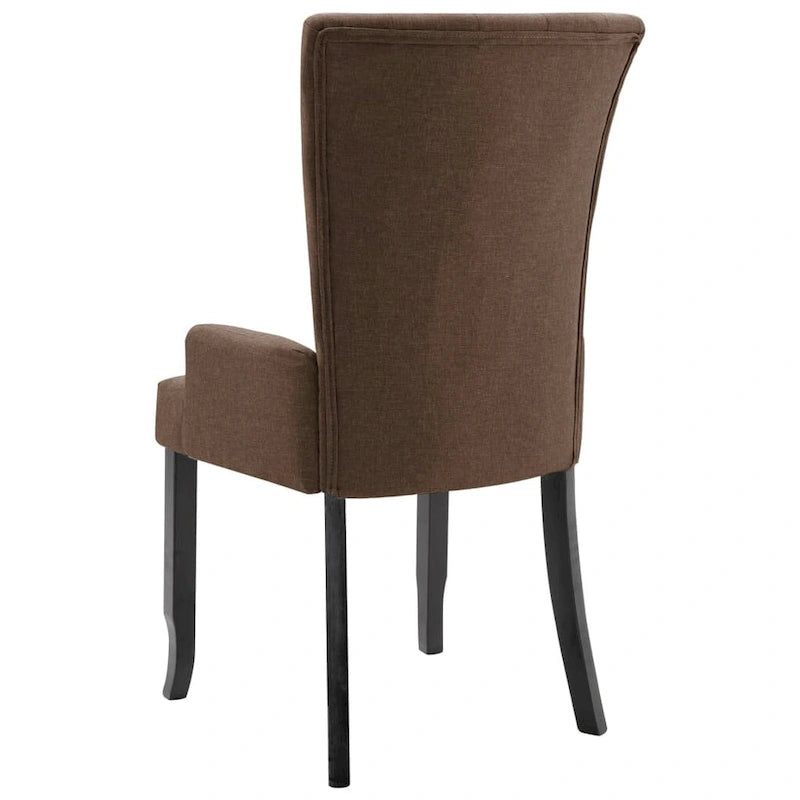 Chaises de salle à manger avec accoudoirs 1/2/4/6 pcs Tissu multicolore - 21.3 x 22 x 41.7