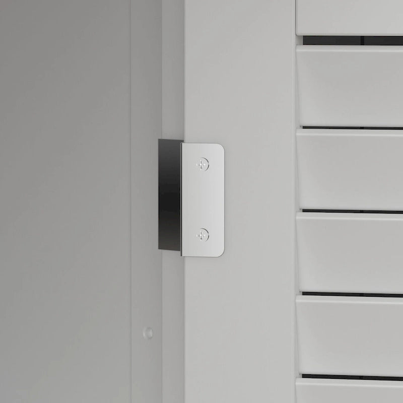 Meuble de rangement en bois sur pied avec portes