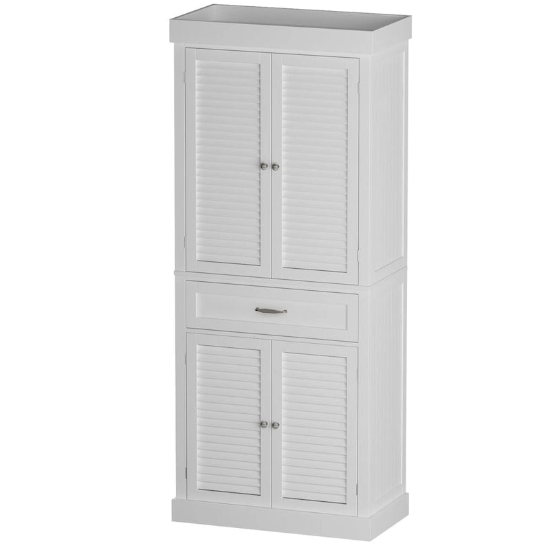 Meuble de rangement en bois sur pied avec portes