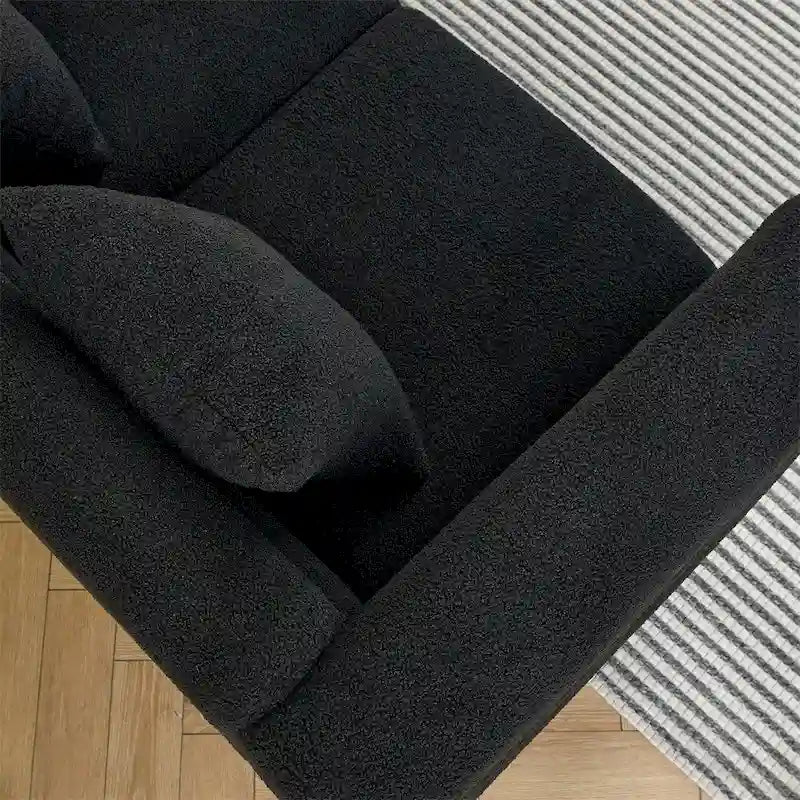 Canapé d'angle en L 5 places extra-large de 81,5 pouces