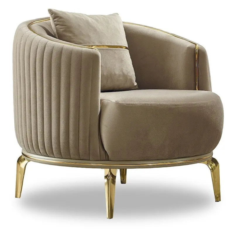 Ensemble salon 2 pièces : 1 canapé, 1 fauteuil