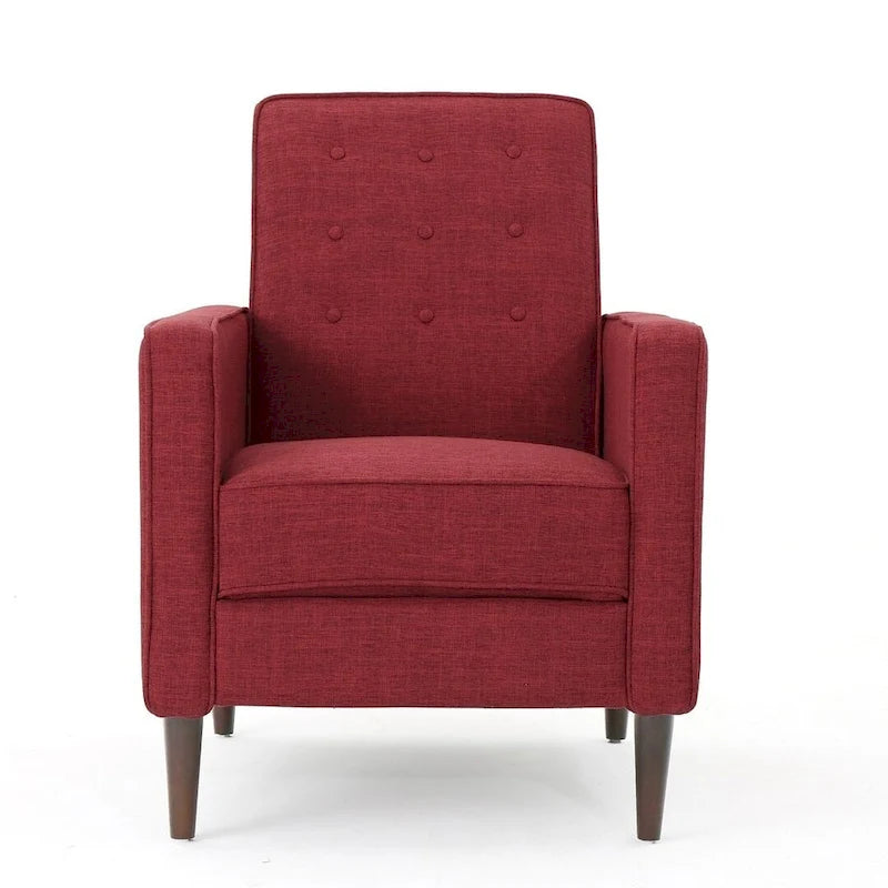 Fauteuil inclinable en tissu de style Mid-Century Modern
