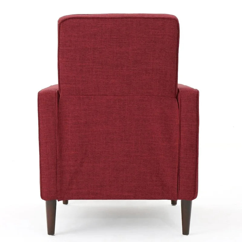 Fauteuil inclinable en tissu de style Mid-Century Modern
