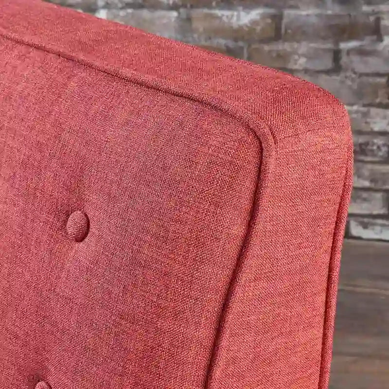 Fauteuil inclinable en tissu de style Mid-Century Modern