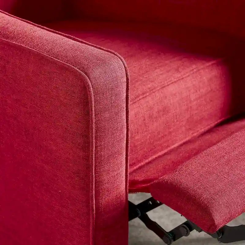 Fauteuil inclinable en tissu de style Mid-Century Modern