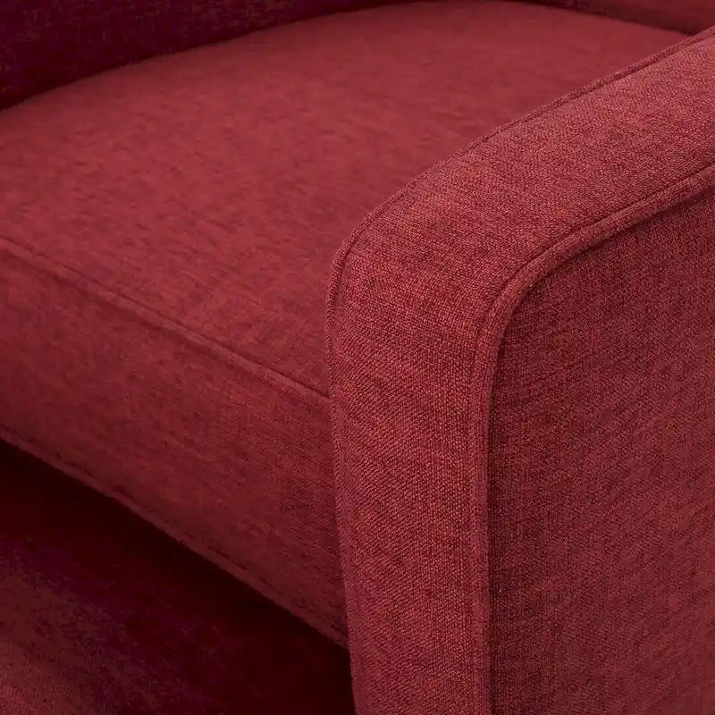 Fauteuil inclinable en tissu de style Mid-Century Modern