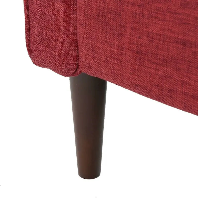 Fauteuil inclinable en tissu de style Mid-Century Modern