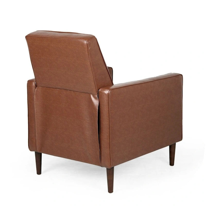 Fauteuil inclinable en tissu de style Mid-Century Modern