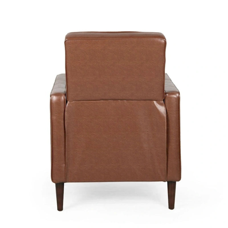 Fauteuil inclinable en tissu de style Mid-Century Modern