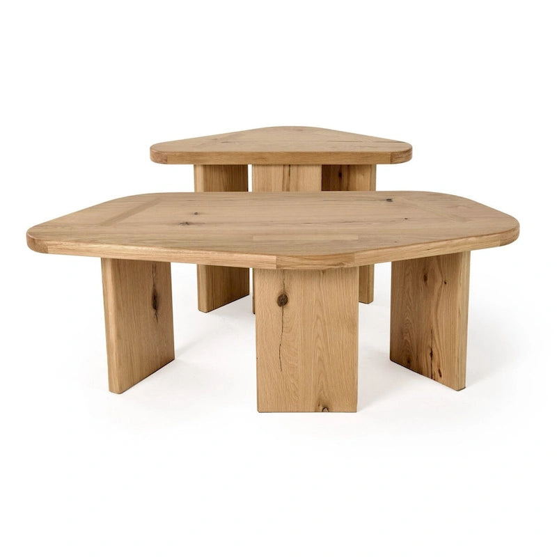 Table basse moderne en bois massif