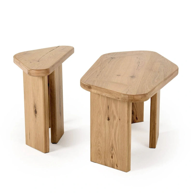 Table basse moderne en bois massif